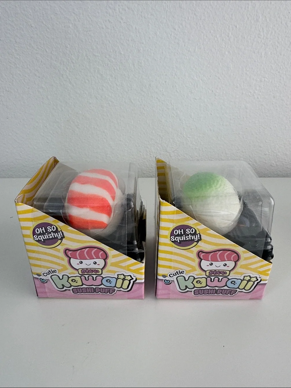 Ja-Ru Kawaii Sushi Puff Squishy Stretchy Fidget Toys - Lot of 4, New!